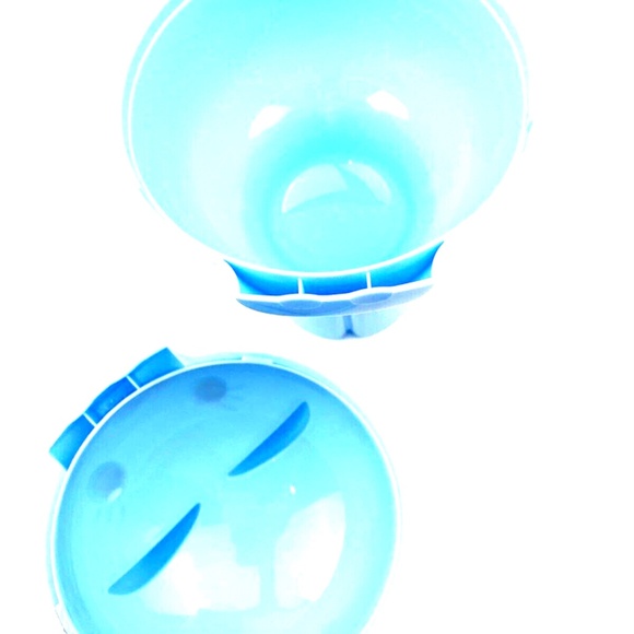 Snack Cup Holder Piggy On the Go Children Kids Travel Blue Pigout Container - Picture 4 of 6